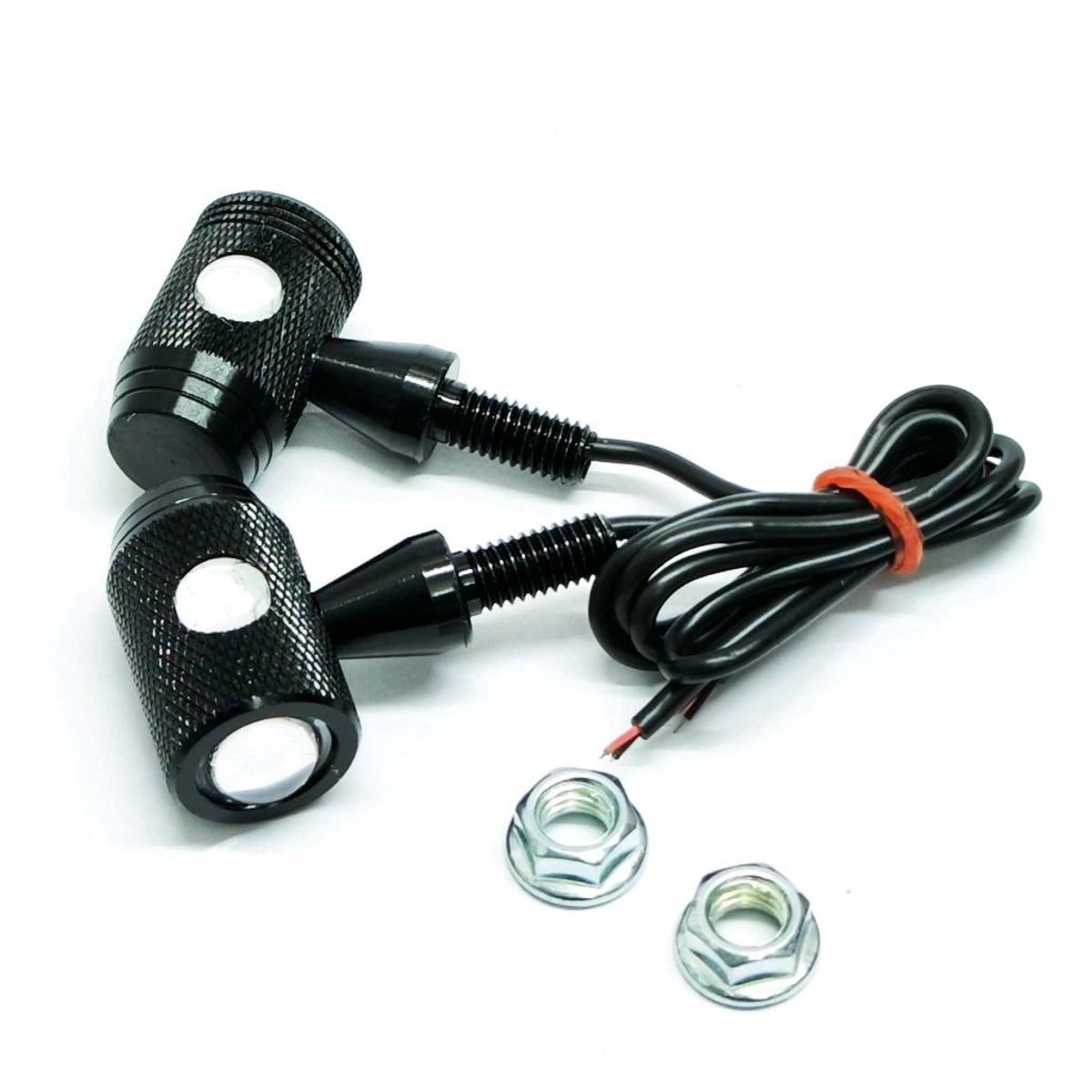 Mini Metal Bullet Turn Signals Both Side (2Pcs set)