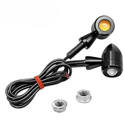 Mini Metal Bullet Turn Signals (2Pcs set)