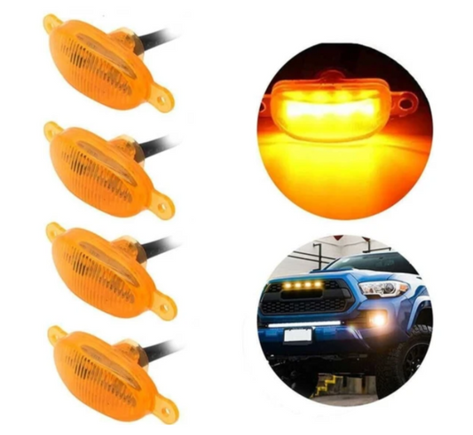 Grill Light for Car (4Pcs set)