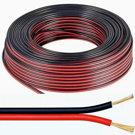 Speaker Cable 2 Core 1.5mm Red & Black (45 Meter)