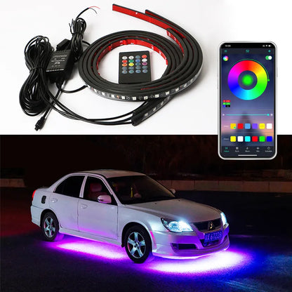 Underglow Neon Light Kit For Car (4Pcs set)