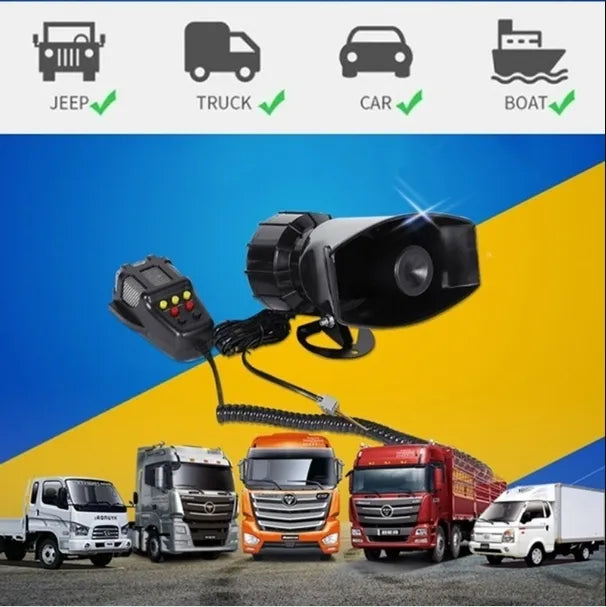 Police Siron With Mike (1Pcs)