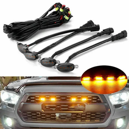 Grill Light for Car (4Pcs set)