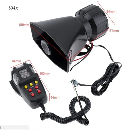 Police Siron With Mike (1Pcs)