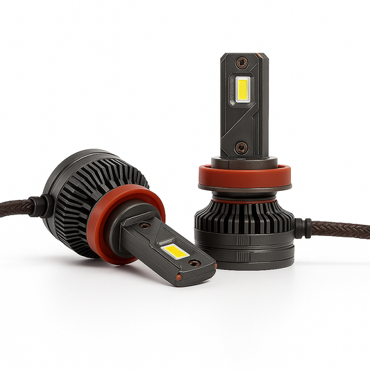 AI 300W App Control Adjustable Color LED Headlight Bulbs – White & Yellow Switch, Ultra Bright, Plug & Play (12V/24V)