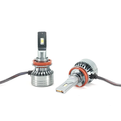 POTAUTO 120W Halogen Shade LED Headlight Bulb (2pcs set)