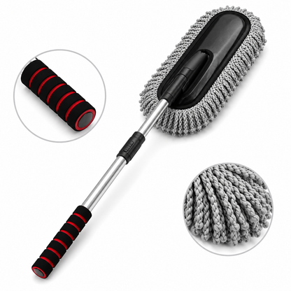 Premium Multi-Purpose Microfiber Car Duster & Washing Sponge