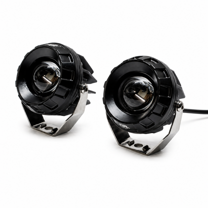 Ki Karry K95 60W 7000LM Dual-Color Motorcycle Spotlights (1 Pair)