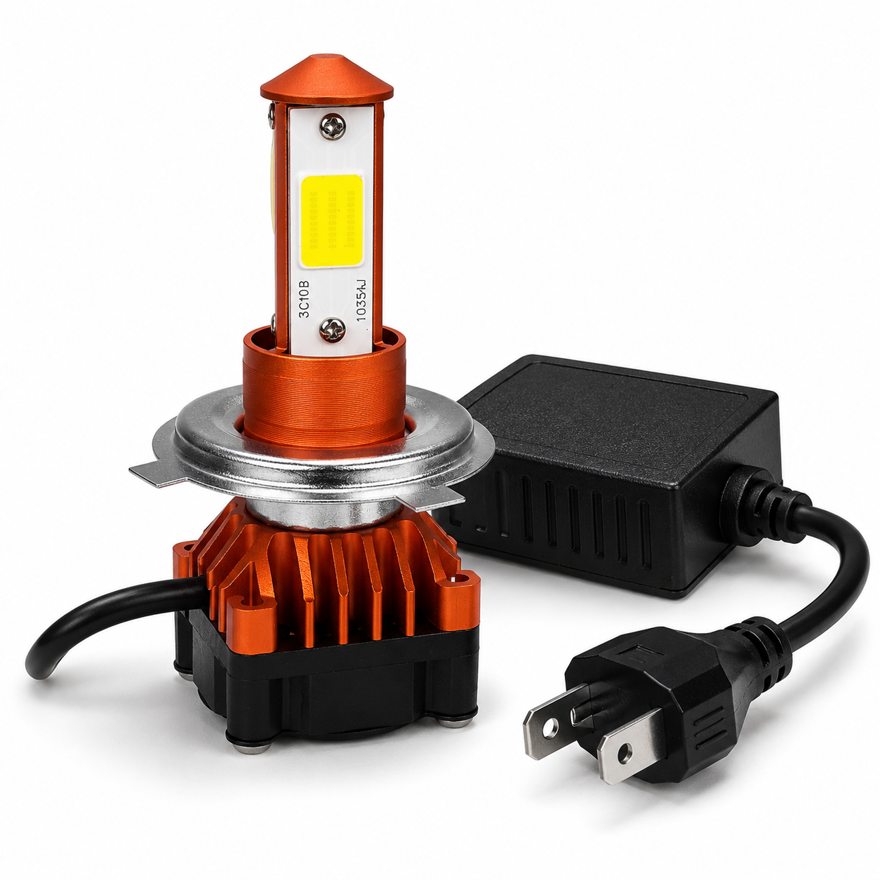 KYT HS1 55W 3-Side AC/DC LED Headlight Bulb for Bikes & Three-Wheelers