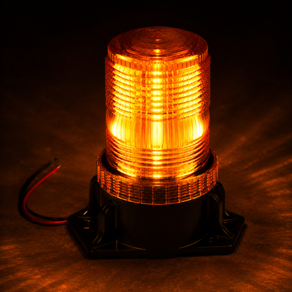 Universal 12V/24V LED Emergency Beacon Light for Tractors & Commercial Vehicles