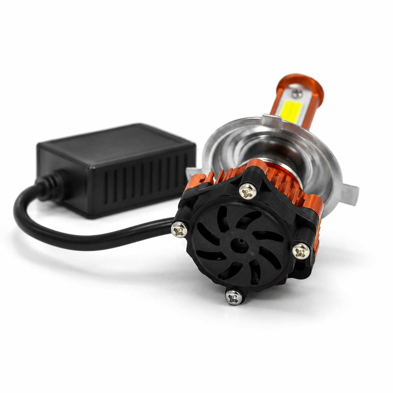 KYT HS1 55W 3-Side AC/DC LED Headlight Bulb for Bikes & Three-Wheelers