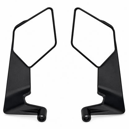 Tractor Hood & Bikes Universal Heavy-Duty Metal Arm Mirrors