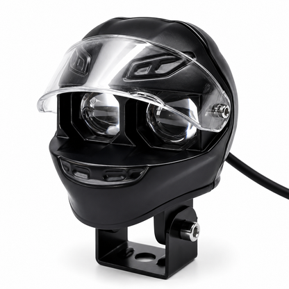 Ki Karry S5 Series 25W Dual-Color Helmet Design Pod Light (Yellow/White) (1pc)