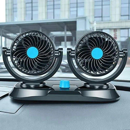 Dual Head Car Fan  (1Pcs)