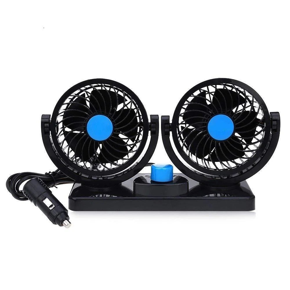 Dual Head Car Fan  (1Pcs)